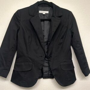 New York & Company stretch Black blazer size 4